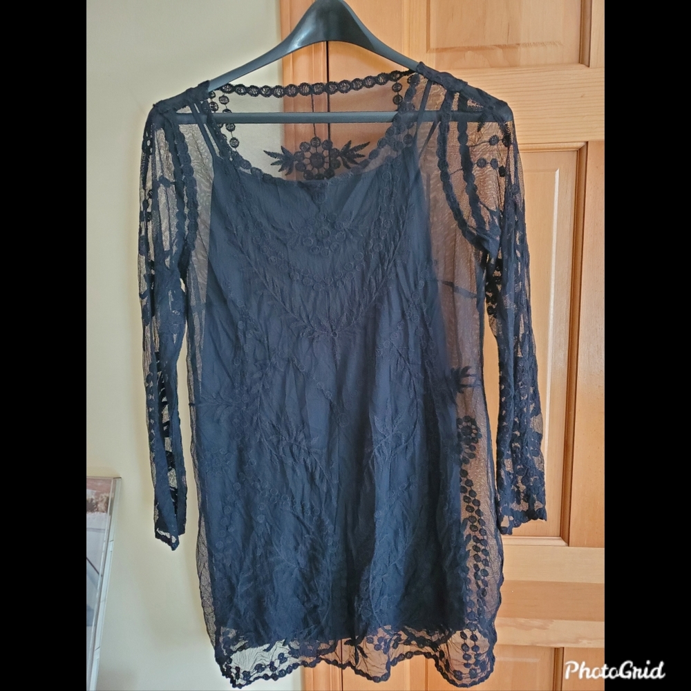 H&M Black Lace Dress